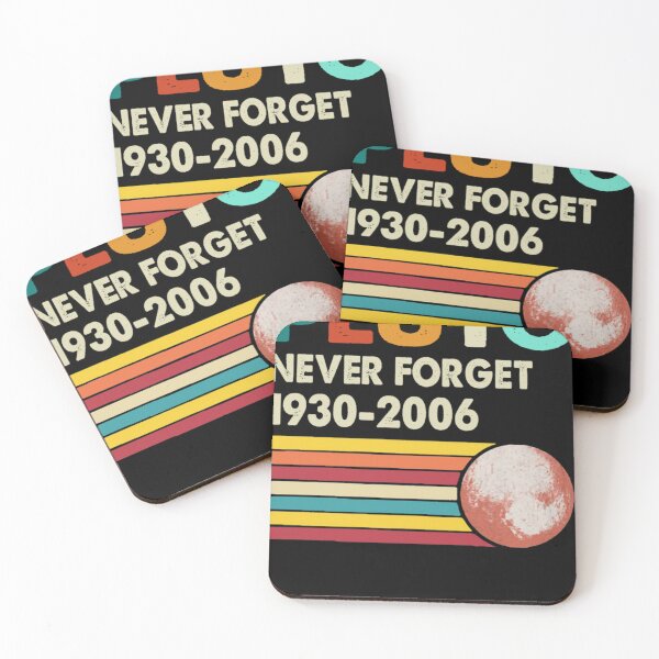 Item preview, Never Forget Pluto Retro Style Funny Space Science Classic designed and sold by CaryWatsica.