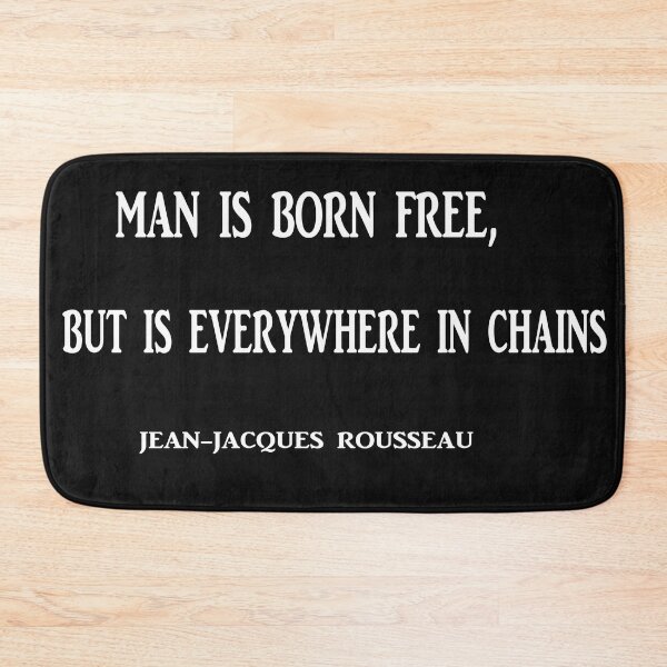 Item preview, Quote by Jean-Jacques Rousseau  designed and sold by Icarusismart.