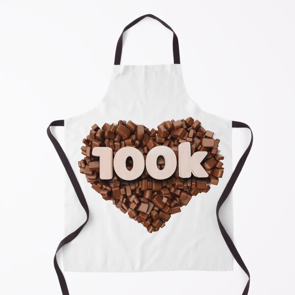 Item preview, 100k Likes 3d Text on Chocolate Chunks designed and sold by Hammadalikhn.