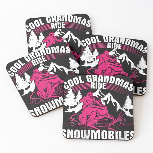 Item preview, Womens Cool Grandmas Ride Snowmobiles Funny Snowmobile Moto Sled designed and sold by JamilaJMyers.