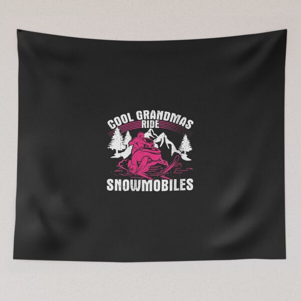 Item preview, Womens Cool Grandmas Ride Snowmobiles Funny Snowmobile Moto Sled designed and sold by JamilaJMyers.