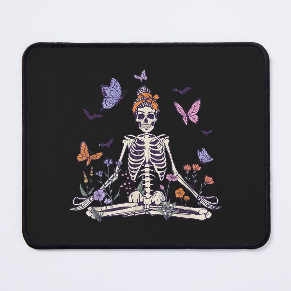 Item preview, Women Yoga Skeleton Halloween Shirt Meditating Skeleton Mama designed and sold by JamilaJMyers.
