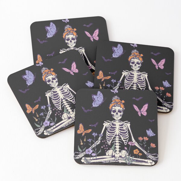 Item preview, Women Yoga Skeleton Halloween Shirt Meditating Skeleton Mama  designed and sold by JamilaJMyers.