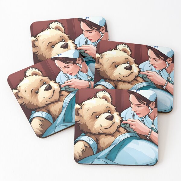 Item preview, Teddy being cared for by a nurse designed and sold by Colin Bentham.