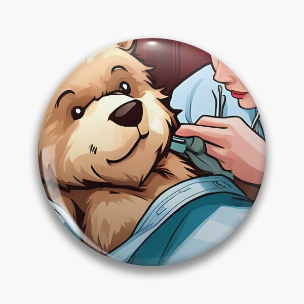 Item preview, Teddy being cared for by a nurse designed and sold by Colin Bentham.
