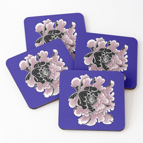Item preview, Peony Irezumi black and pink Classic 		 designed and sold by iucrvgboh85.