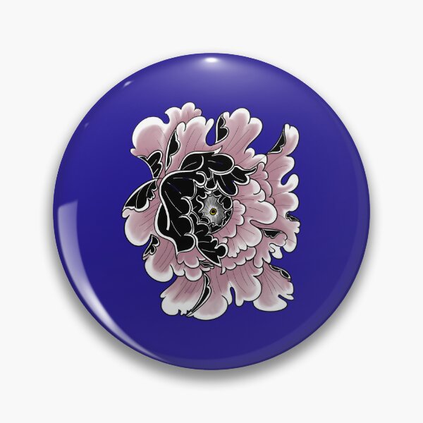 Item preview, Peony Irezumi black and pink Classic 		 designed and sold by iucrvgboh85.