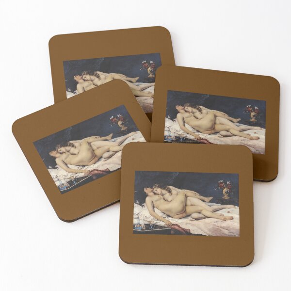 Item preview, Gustave Courbet - Le Sommeil iPhone Case designed and sold by cmanyzxs29.
