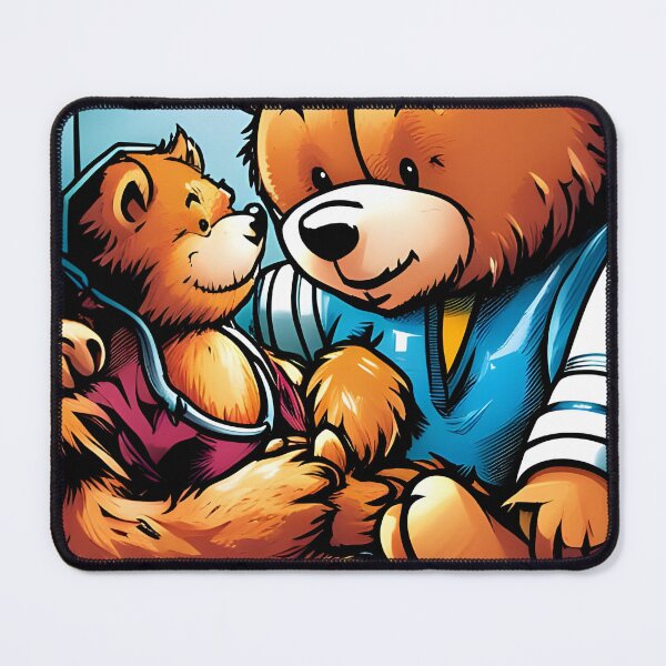 Item preview, Teddy being cared for by a nurse designed and sold by Colin Bentham.