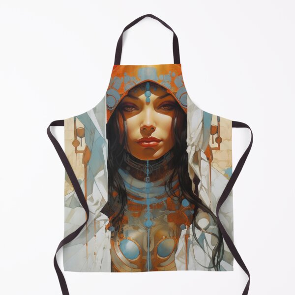 Item preview, Sci-Fi Priestess - Futuristic Woman Portrait Inspired by Moebius designed and sold by Vril Design.