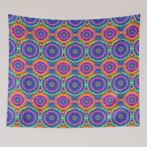 Item preview, Painted Mandala Circle Art 53 by MMA designed and sold by spacemandala.