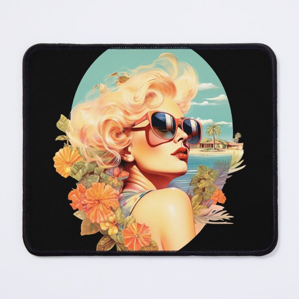 Item preview, Retro Girl with sunglasses designed and sold by DarkFablecation.
