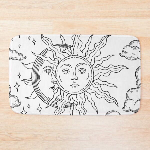 Item preview, sun and moon art designed and sold by cutecrazytshirt.