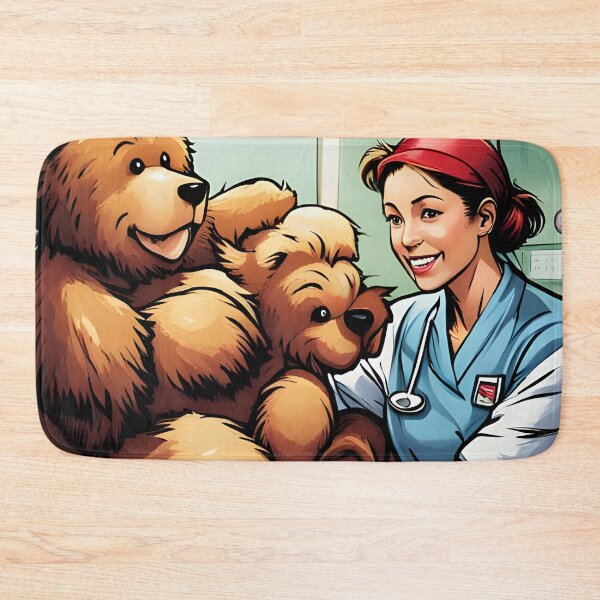 Item preview, Teddy being cared for by a nurse designed and sold by Colin Bentham.