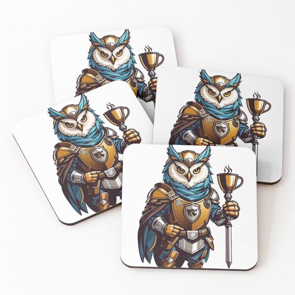 Item preview, knight owl designed and sold by Mo-rx.