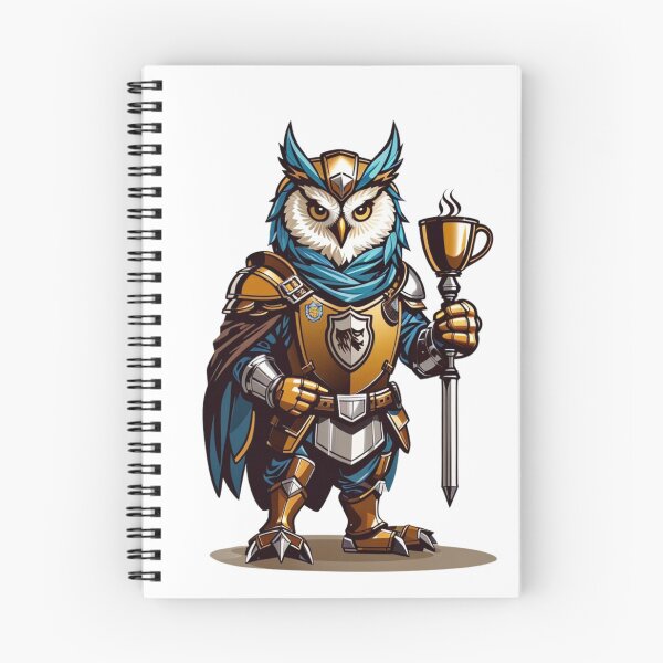 Item preview, knight owl designed and sold by Mo-rx.