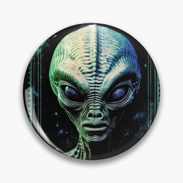 Item preview, Portrait of the alien on post stamp designed and sold by HiTechMedia.
