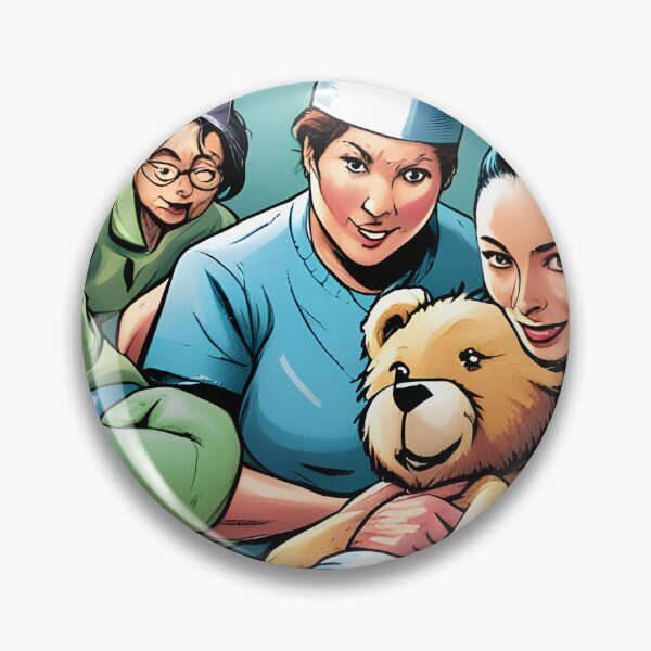 Item preview, Teddy being cared for by a nurse designed and sold by Colin Bentham.