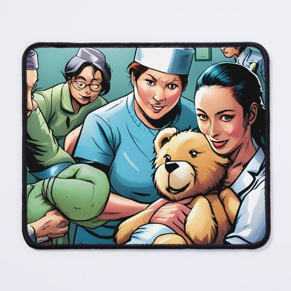 Item preview, Teddy being cared for by a nurse designed and sold by Colin Bentham.