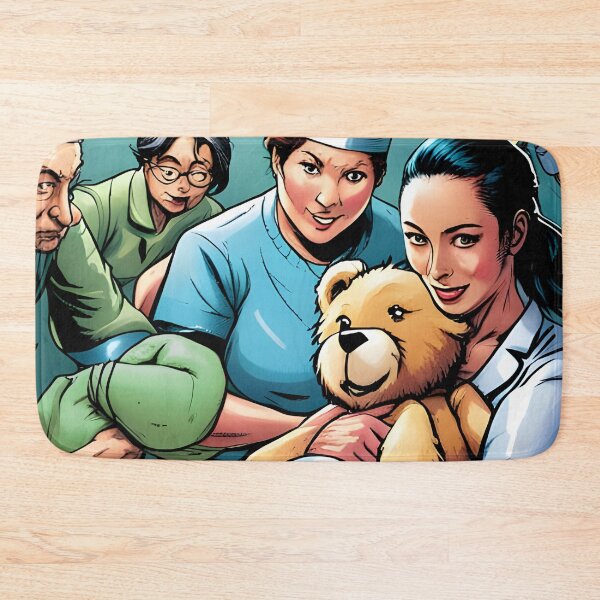 Item preview, Teddy being cared for by a nurse designed and sold by Colin Bentham.
