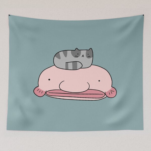 Item preview, Blobfish and Little Cat designed and sold by SaradaBoru.