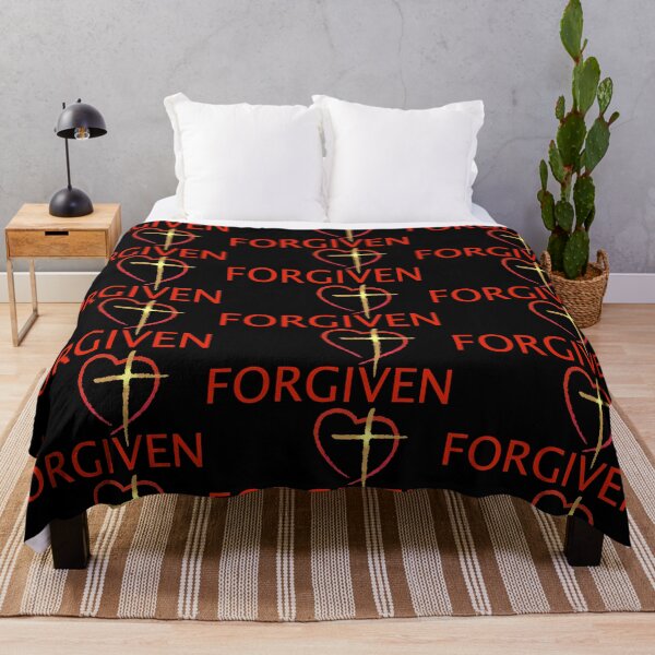 Item preview, Jesus Christ Cross Forgiven Christian Bible Verse Quote designed and sold by john316store.