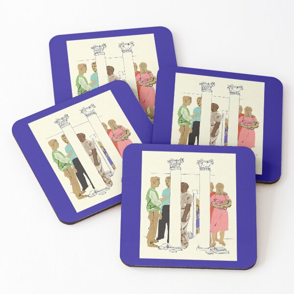 Item preview, people standing around two columns csa images	 designed and sold by iucrvgboh85.
