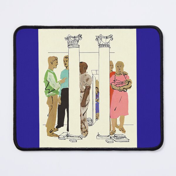 Item preview, people standing around two columns csa images	 designed and sold by iucrvgboh85.