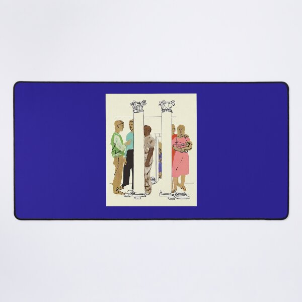 Item preview, people standing around two columns csa images designed and sold by iucrvgboh85.