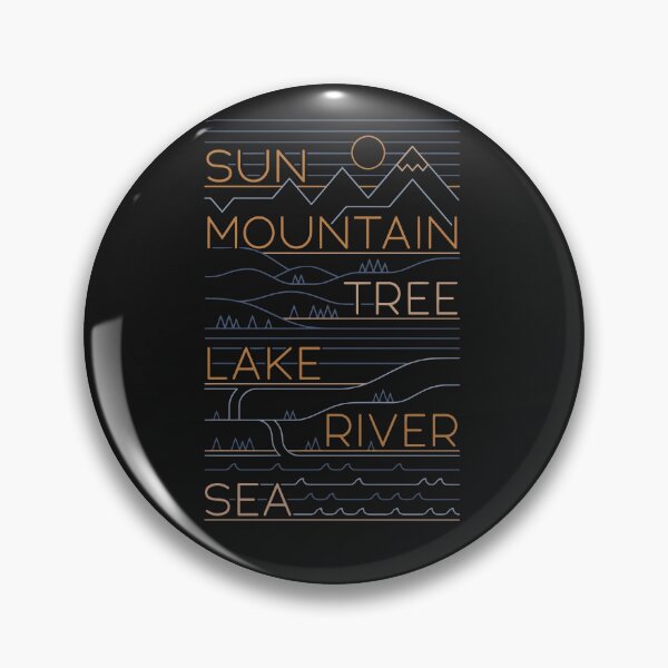 Item preview, sol montañas árboles lago mar amor designed and sold by ChrisFeil.