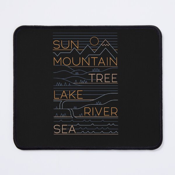 Item preview, sun mountains trees lake sea love designed and sold by ChrisFeil.