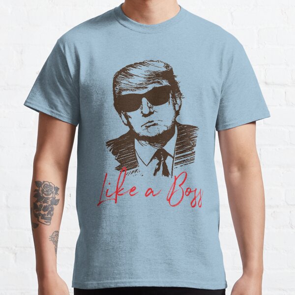 Wie ein Boss Donald Trump Sketch Drawing Classic T-Shirt
