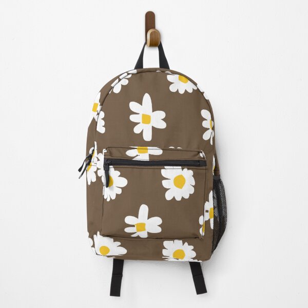 Item preview, White daisies against a brown background designed and sold by SamJanner.