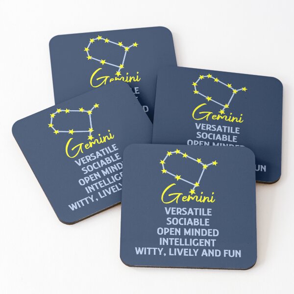 Aperçu de l'œuvre Né(e) du 21 mai au 21 juin Anniversaire Gémeaux créée et vendue par giftfromheart.