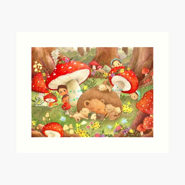 Watercolor Illustration | Forest Fantasy Art Print