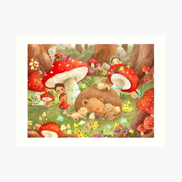 Watercolor Illustration | Forest Fantasy Art Print