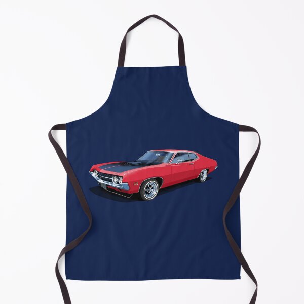 Item preview, 1970 Ford Torino Cobra Jet in candy apple red designed and sold by candc-retro.