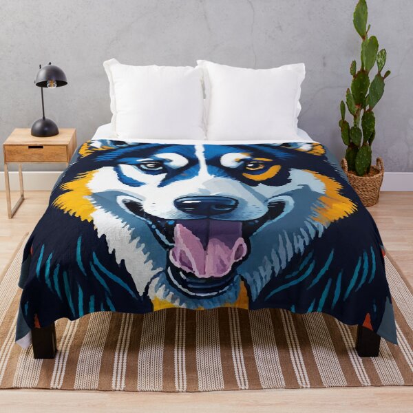 Item preview, Cute Husky, happy, smiling designed and sold by CatCoconut-Art.