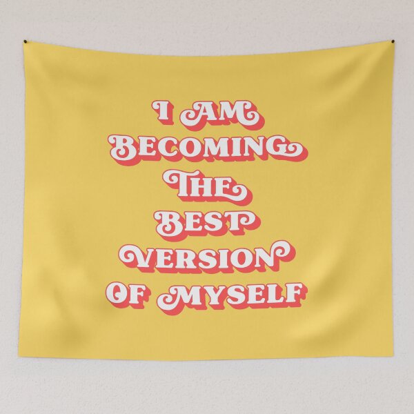 Item preview, I Am Becoming The Best Version Of Myself (yellow and red tone) designed and sold by Paigaam.