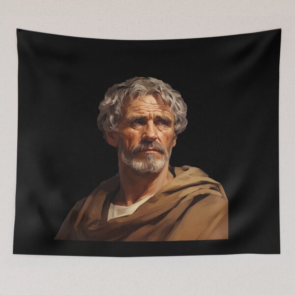 Item preview, Portrait of Seneca - Humanistic Spirit designed and sold by The Stoic Sigma.