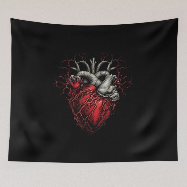 Item preview, Gothic Reflections: Exploring the Intricacies of Heart, Brain, Anatomy, and Medical Biology designed and sold by Mateusz Majcherek.