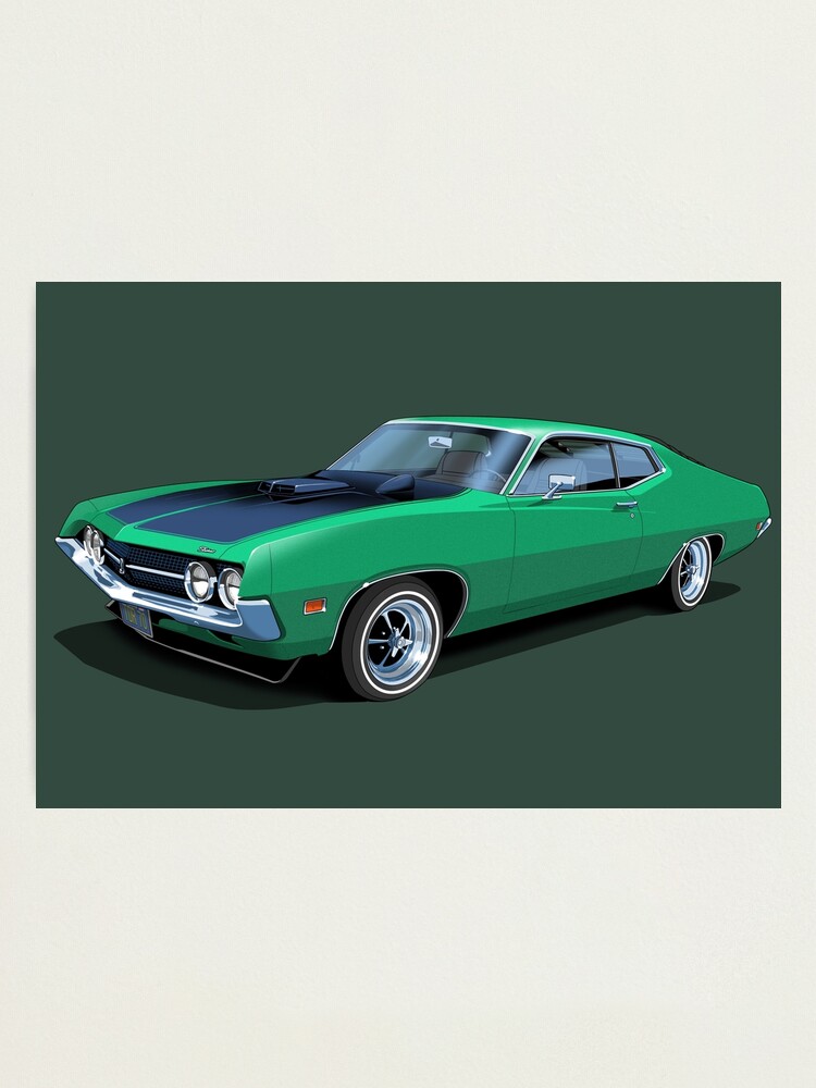 1970 Ford Torino Cobra Jet in grabber green