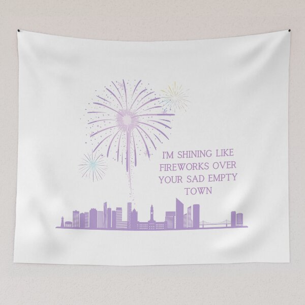 Item preview, Dear John Taylor Swift Fireworks Lyrics Design designed and sold by doria-photos.