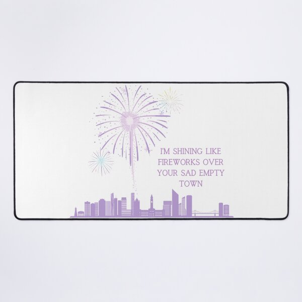 Item preview, Dear John Taylor Swift Fireworks Lyrics Design designed and sold by doria-photos.