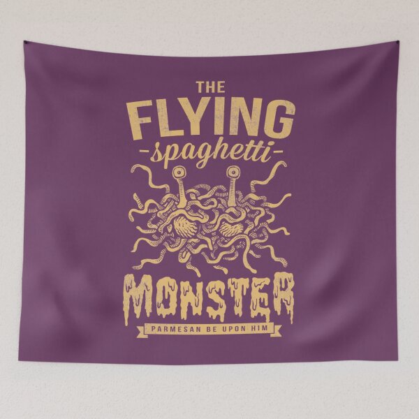 Item preview, The Flying Spaghetti Monster (dark)   	 designed and sold by mqasmrjlvj65.