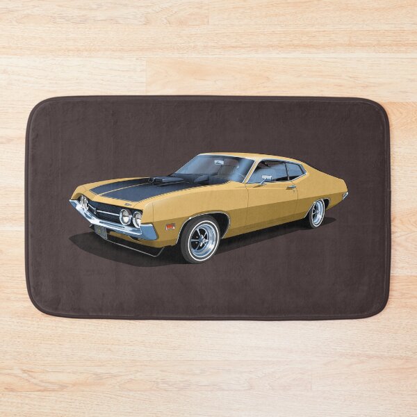 Item preview, 1970 Ford Torino Cobra Jet in yellow gold designed and sold by candc-retro.