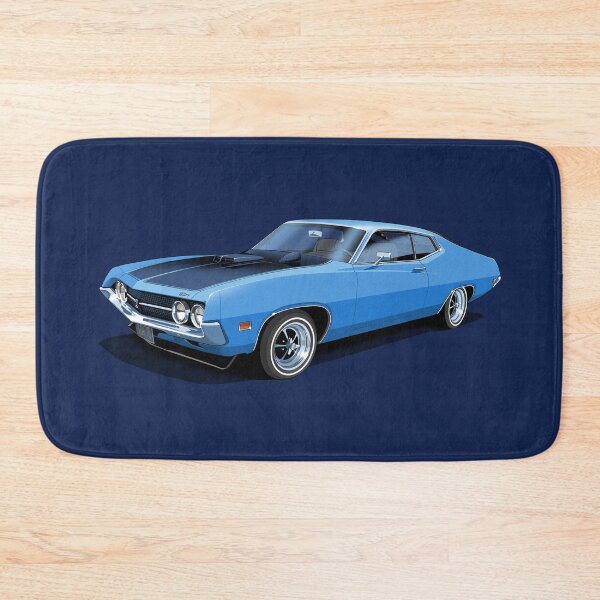Item preview, 1970 Ford Torino Cobra Jet in winter blue designed and sold by candc-retro.