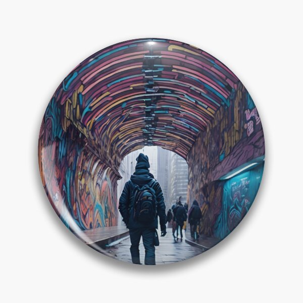 Item preview, Graffiti Tunnel Of Art designed and sold by ArtsyWishesShop.
