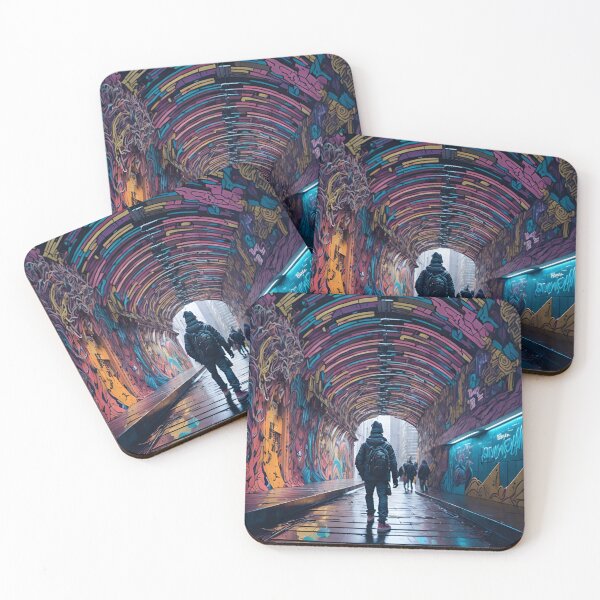 Item preview, Graffiti Tunnel Of Art designed and sold by ArtsyWishesShop.