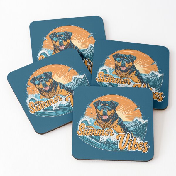 Item preview, Summer Vibes - Rottweiler Dog designed and sold by brindled.